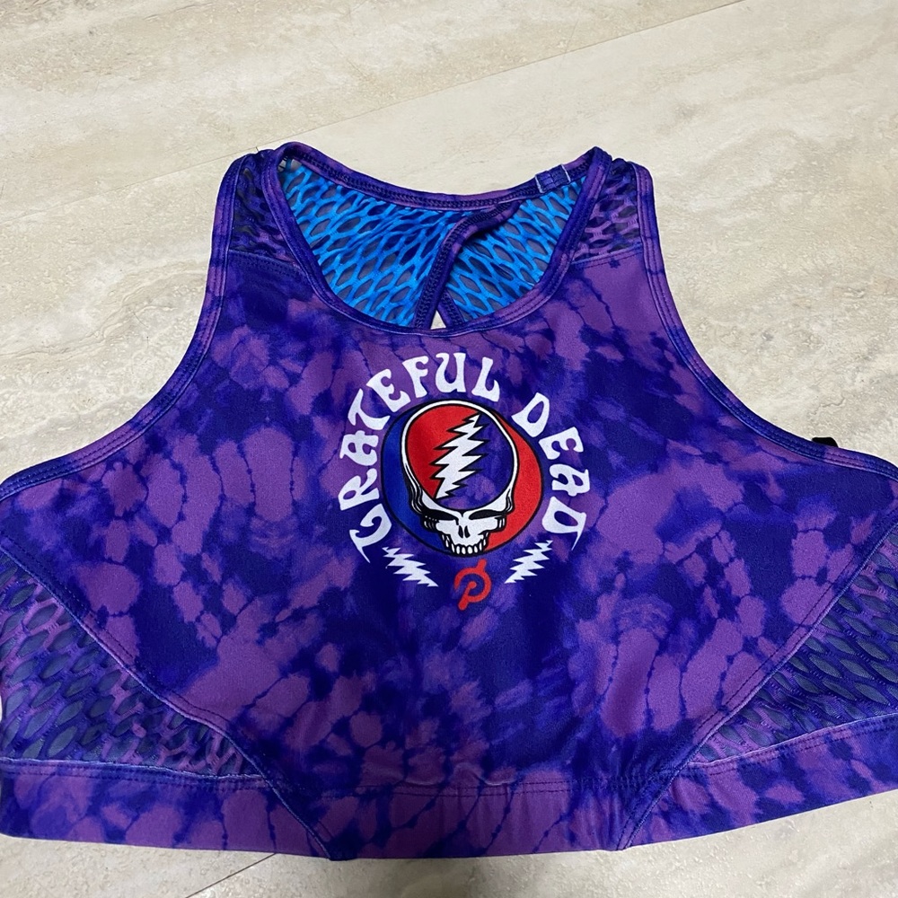 Medium grateful dead peloton bra